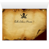 ANTIEK ZWARTE RODE PIRATE BANNEN EN BEHANDELINGSKA (Binenzijde Horizontaal (Onderkant))