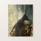  Antiek Zwitserland Castle Chillon Legpuzzel (Verticaal)