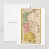 Antieke 1815 kaart van Delaware ansichtkaart (Voorkant / Achterkant)