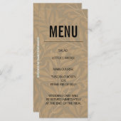 Antieke 1844 Victoriaanse Huwelijks bruiloft Kunst Menu (Voorkant / Achterkant)