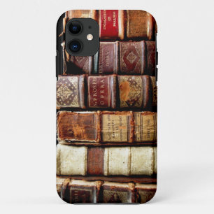 Antieke 18e-eeuwse ontwerp lederen banden boeken Case-Mate iPhone case