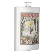 Antieke 1900 Mobile Mardi Gras Carnaval Poster Kun Flacon (Rechts)
