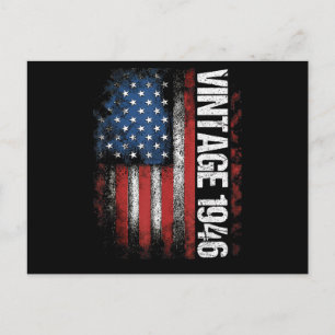 Antieke 1946 80ste verjaardag cadeaus 80 jaar oud  briefkaart