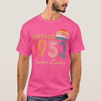 Antieke 1953 Limited Edition 70 jaar oude cadeaus T-shirt