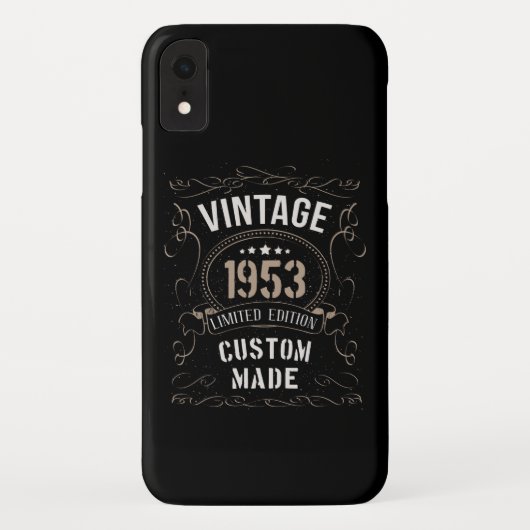 Antieke 1953 Limited Edition op maat gemaakt Case-Mate iPhone Case (Achterkant)