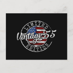 Antieke 1955 Stempel 71e Verjaardag Cadeau Mannen  Briefkaart