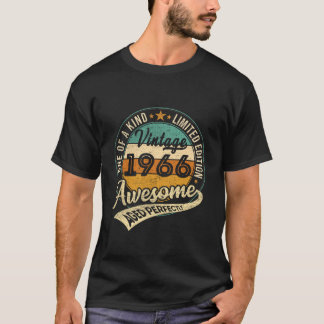 Antieke 1966 Limited Edition 60 jaar oude cadeaus  T-shirt