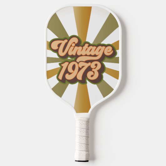 Antieke 1973 Custom Pickleball Paddle (Achterkant)