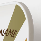 Antieke 1974 Custom Pickleball Paddle (Links Detail)