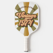 Antieke 1974 Custom Pickleball Paddle (Achterkant)