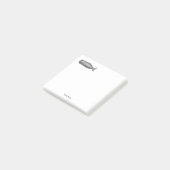 Antieke 19e-eeuwse tekening van een walvis post-it® notes (Schuin)