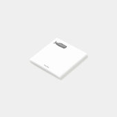 Antieke 19e-eeuwse walvistekening N Post-it® Notes (Schuin)