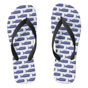 Antieke 19e-eeuwse walvistekening N Teenslippers