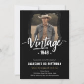 Antieke 80ste verjaardag kaart (Voorkant)