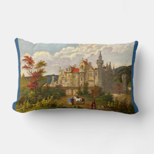 antieke Abbotsford House print Kussen