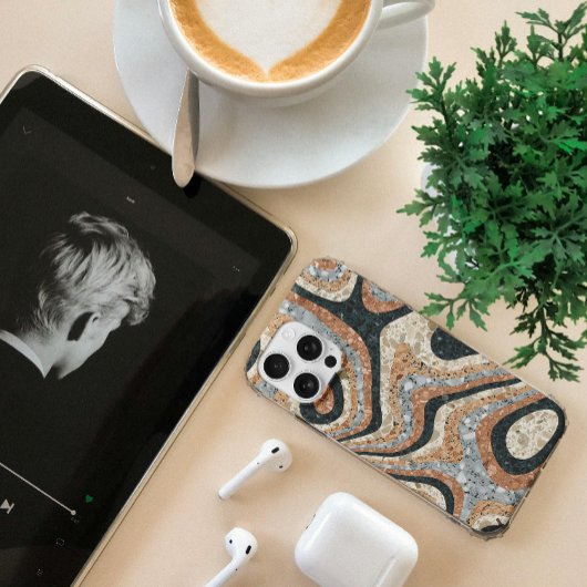 Antieke Abstract Kwarts Steen Natuurlijk Case-Mate iPhone Case