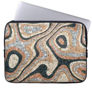 Antieke Abstract Kwarts Steen Natuurlijk Laptop Sleeve