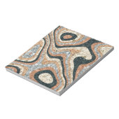 Antieke Abstract Kwarts Steen Natuurlijk Notitieblok (Linkerzijde)