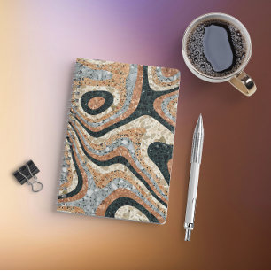 Antieke Abstract Kwarts Steen Natuurlijk Notitieboek