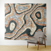 Antieke Abstract Kwarts Steen Natuurlijk Wandkleed (In Situ (horizontaal))