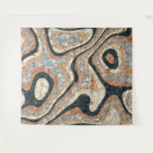 Antieke Abstract Kwarts Steen Natuurlijk Wandkleed (Voorkant (horizontaal))