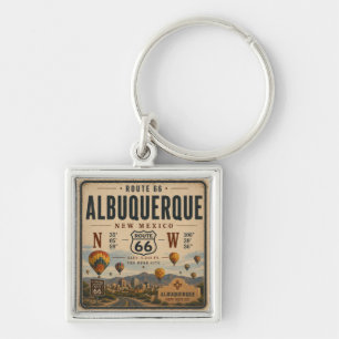 Antieke accessoire van wegen in New Mexico Sleutelhanger