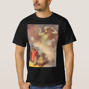 Antieke Aladdin en de Geest van de Lamp, Godwin T-shirt