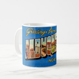 Antieke Albuquerque NM Groet Koffiemok