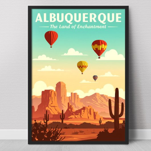 Antieke Albuquerque Poster