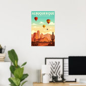 Antieke Albuquerque Poster (Thuiskantoor)