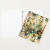 Antieke Alchemieflessen Botanische Groen Planner (Display)