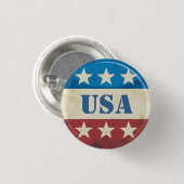 Antieke Amerikaanse knoop Ronde Button 3,2 Cm (Voorkant /achterkant)