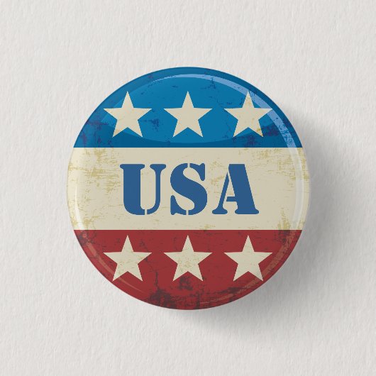 Antieke Amerikaanse knoop Ronde Button 3,2 Cm (Voorkant)
