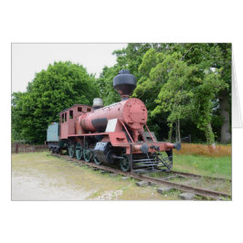 Antieke Amerikaanse Stoomlocomotief