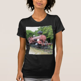 Antieke Amerikaanse Stoomlocomotief T-shirt