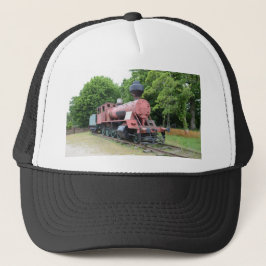 Antieke Amerikaanse Stoomlocomotief Trucker Pet