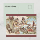Antieke ansichtkaart van Algerije Briefkaart (Voorkant / Achterkant)