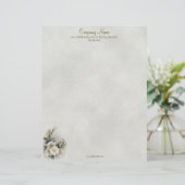 Antieke Apple Blossom Briefpapier (Staand voorkant)