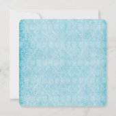 Antieke aqua damast kaart (Achterkant)