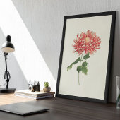 Antieke Aquarel Botanische Print 
