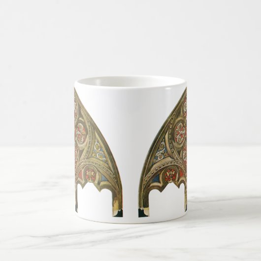 Antieke architecturale element, decoratieve bogen koffiemok (Center)