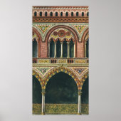 Antieke architectuur, Citadel in Pavia, Italië Poster (Voorkant)