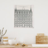 Antieke Architectuur, Delaware & Hudson Canal Co. Poster (Keuken)
