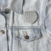 Antieke Architectuur, Delaware & Hudson Canal Co. Ronde Button 5,7 Cm (In situ)