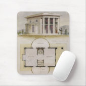 Antieke architectuur, plattegrond en Griekse villa Muismat (Met muis)