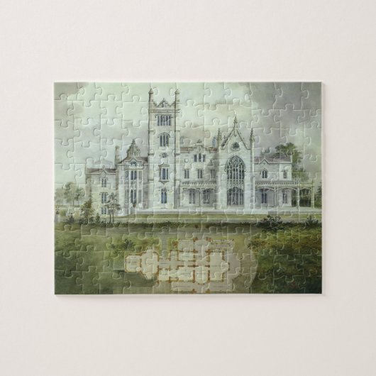 Antieke architectuur, plattegronden van Frans kast Legpuzzel (Horizontaal)