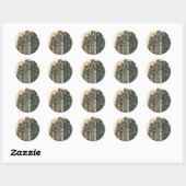 Antieke architectuur Queens Hotel Leicester Square Ronde Sticker (Vel)