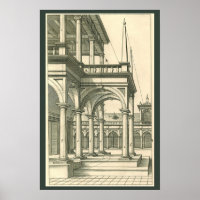 Antieke architectuur, Romeinse binnenplaats met zu