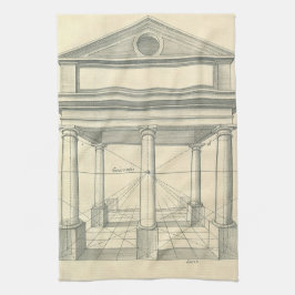 Antieke architectuur, Romeinse portiek met zuilen Theedoek