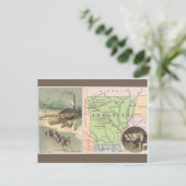 Antieke Arkansas Briefkaart (Staand voorkant)
